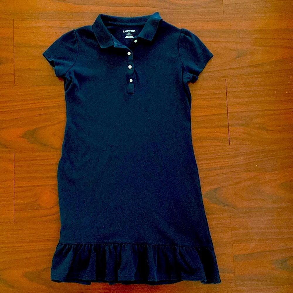 Land’s End school uniform dress Size: 8 (128-134 cm) Dark Blue